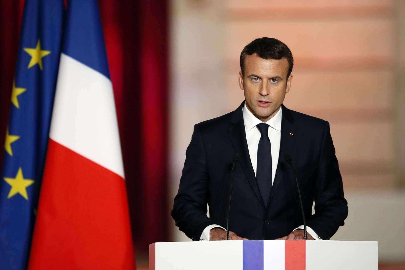 Macron: ABD'nin Gümrük Vergisi Tehditlerine Karşı Fransa Geri Adım Atmayacak