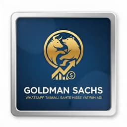 Goldman Sachs / WhatsApp Tabanlı Sahte Hisse Yatırım Ağı